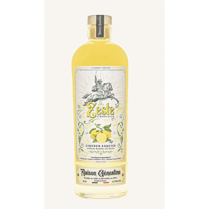 Limoncello Italien Traditionnel Ou Liqueur De Citron